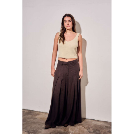 Pantalon Con Lino Safari