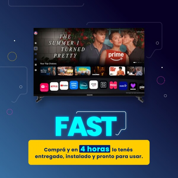 Fast Smart TV Panavox 32¨ + Instalación Fast Smart TV Panavox 32¨ + Instalación