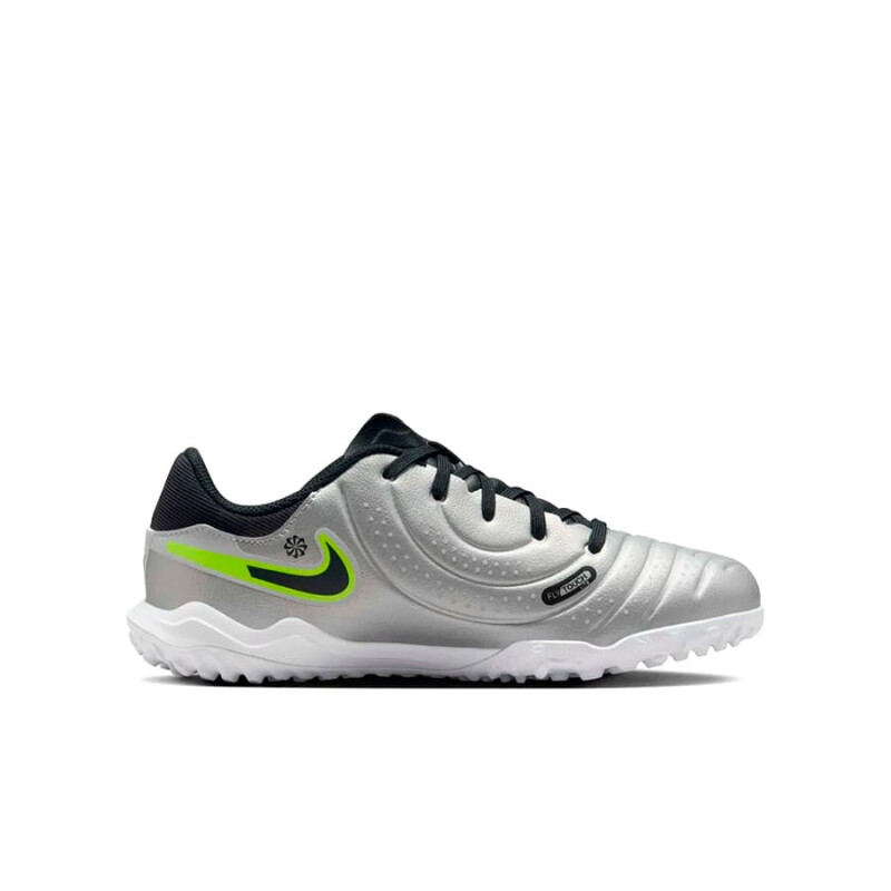Championes Nike Fútbol 5 Legend 10 de Niños - DV4351-001 Plata