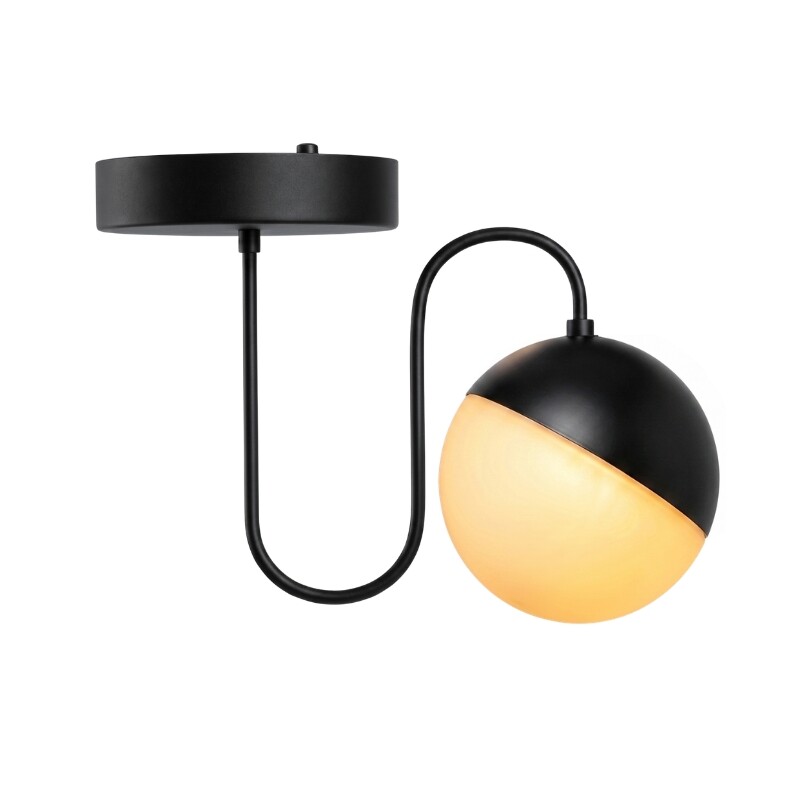 COLGANTE DECORATIVO LED BOLA PARA RIEL MAGNETICO Colgante LED Bola Magnético G2 6W 2700K Negro