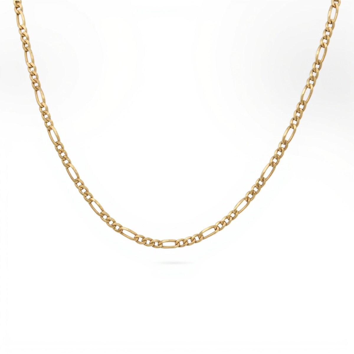Cadena oro Cartier -Oro bajo -Sin Piedra-CD8080 - sinpiedra 