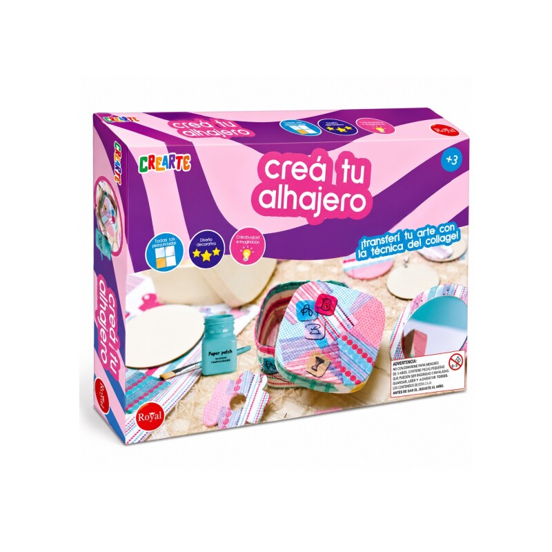 Crea Tu Alhajero Parches Papel Royal Crearte CREA TU ALHAJERO PARCHES PAPEL ROYAL CREARTE 235044