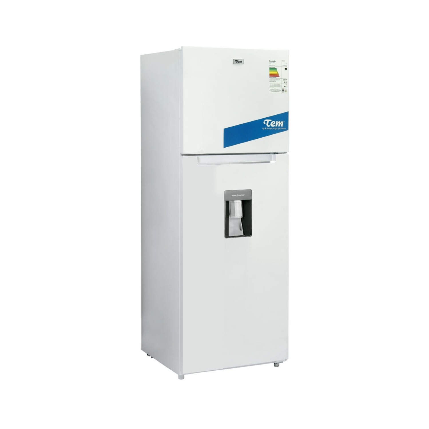 Heladera 382 Lts con Dispensador de Agua Blanca Tem TURNF 395 WDW ...