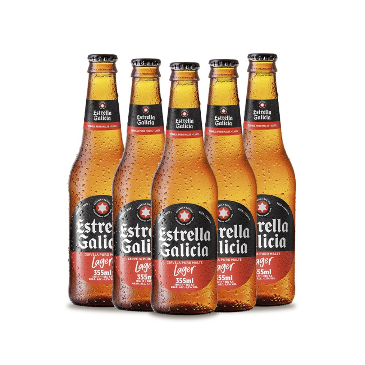 Cerveza Estrella Galicia 24 unidades - 355 ml 