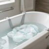 Reposera baño universal estampada KIKKABOO Nubo Coral Mint