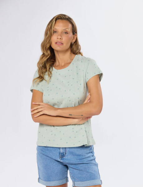 REMERA ESTAMPADA Verde
