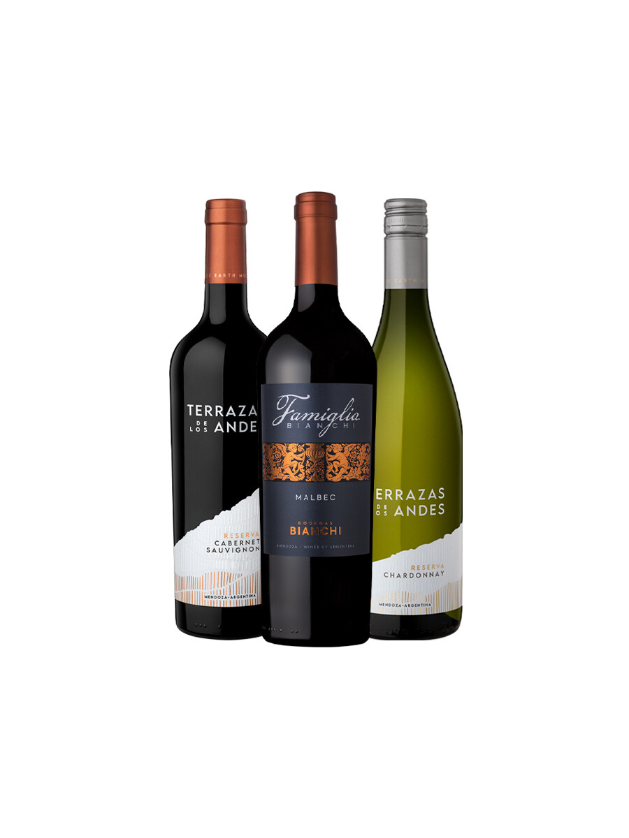 Pack Bacán Selección Esencia Argentina x3 vinos Pack Bacán Selección Esencia Argentina x3 vinos