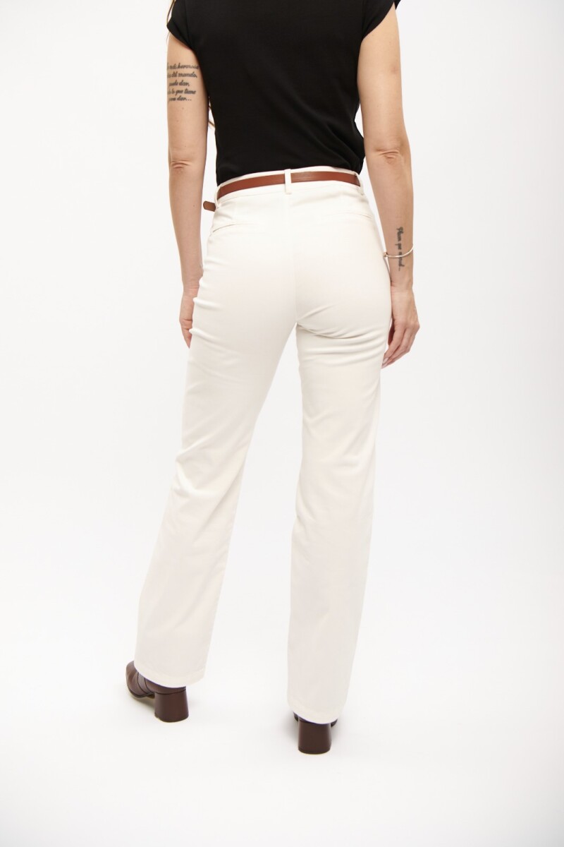 PANTALON WIDE ACTIVE BLANCO