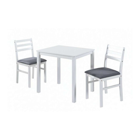 Juego de Comedor 2 sillas New Starter Blanco