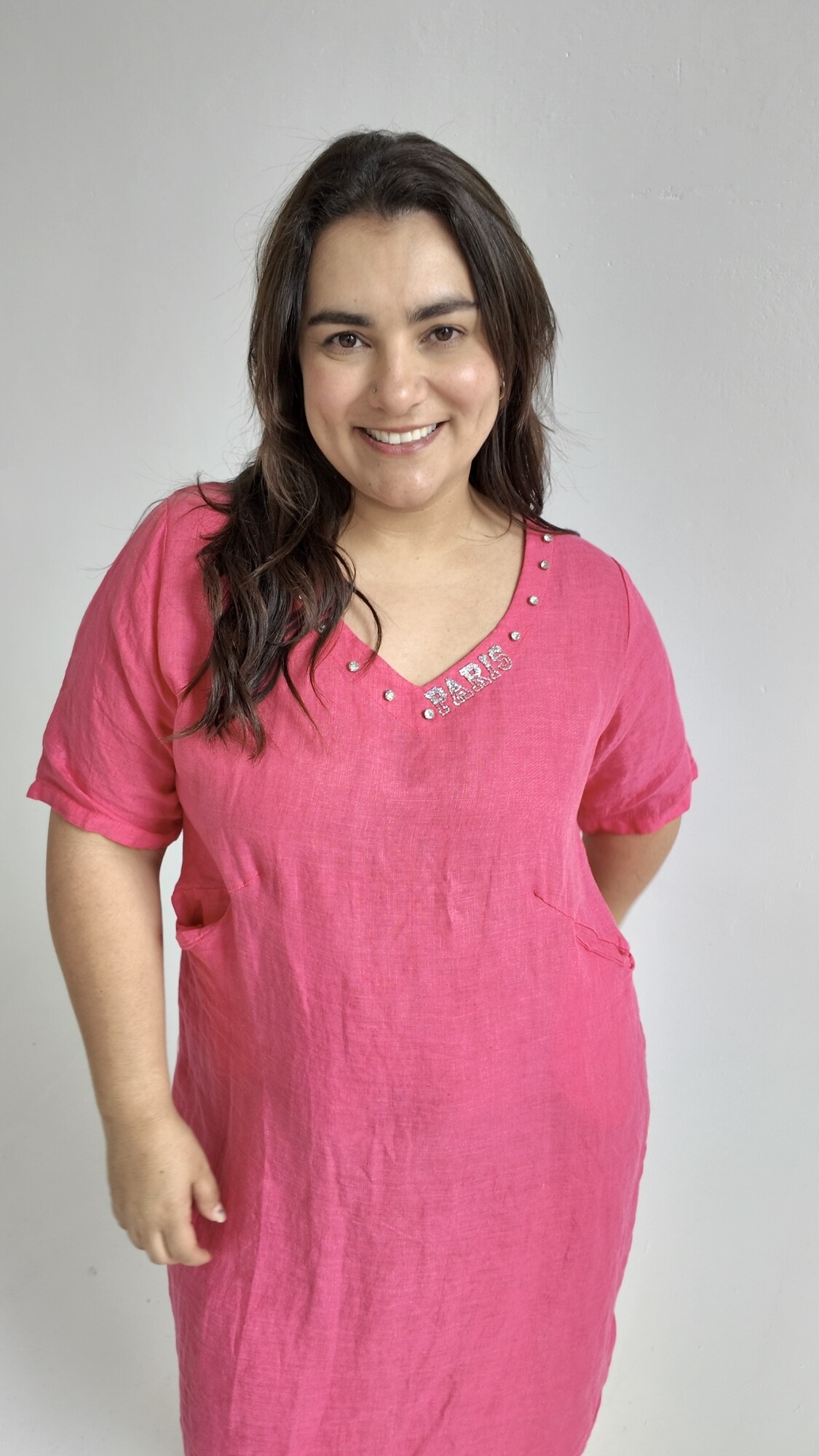 Vestido Caroline Vestido Caroline Rosado