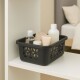 Caja organizadora P con tapa NEGRO