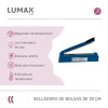 Selladora De Bolsa Lumax 20cm + Repuesto Selladora De Bolsa Lumax 20cm + Repuesto