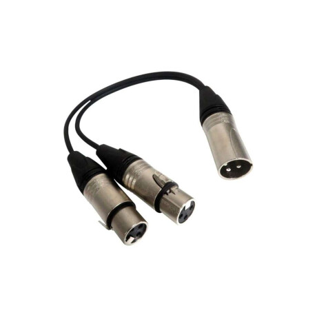 Cable Adaptador Lexsen Acc32 2 Xlr H A 1 Xlr M 20cm