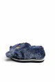 PANTUFLA NIÑOS CERRADA DISEÑO OSO Azul