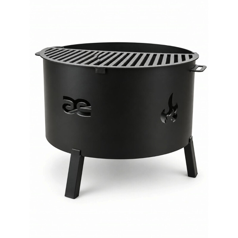 Fogón Flama 61 cm con parrilla media luna removible Fogón Flama 61 cm con parrilla media luna removible