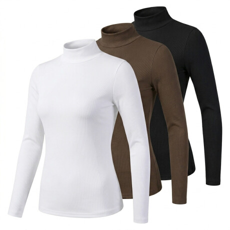 Set X3 Polera Felpa Termica Abrigada Manga Larga Vst013041-l