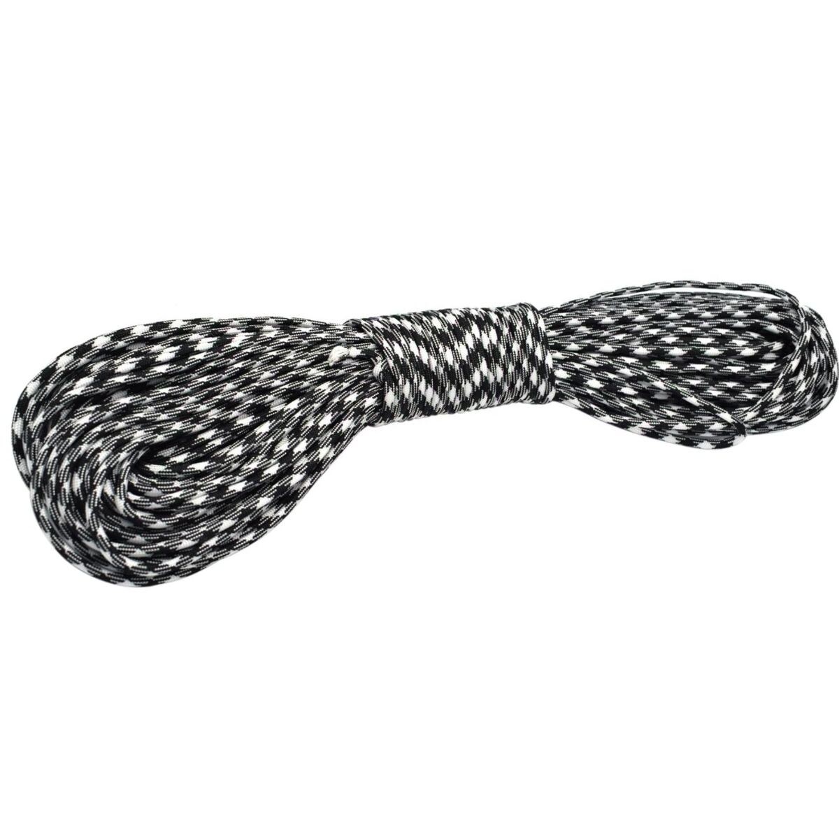 Cuerda paracord 50 metros - Camo Negro 
