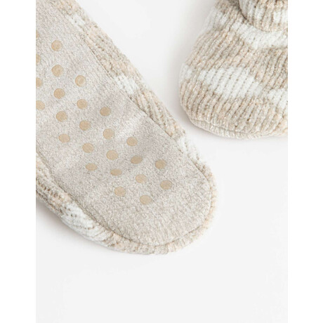 Pantuflas Botita Combinacion Tricolor