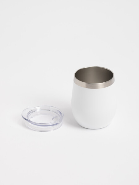 Mate acero inoxidable Blanco