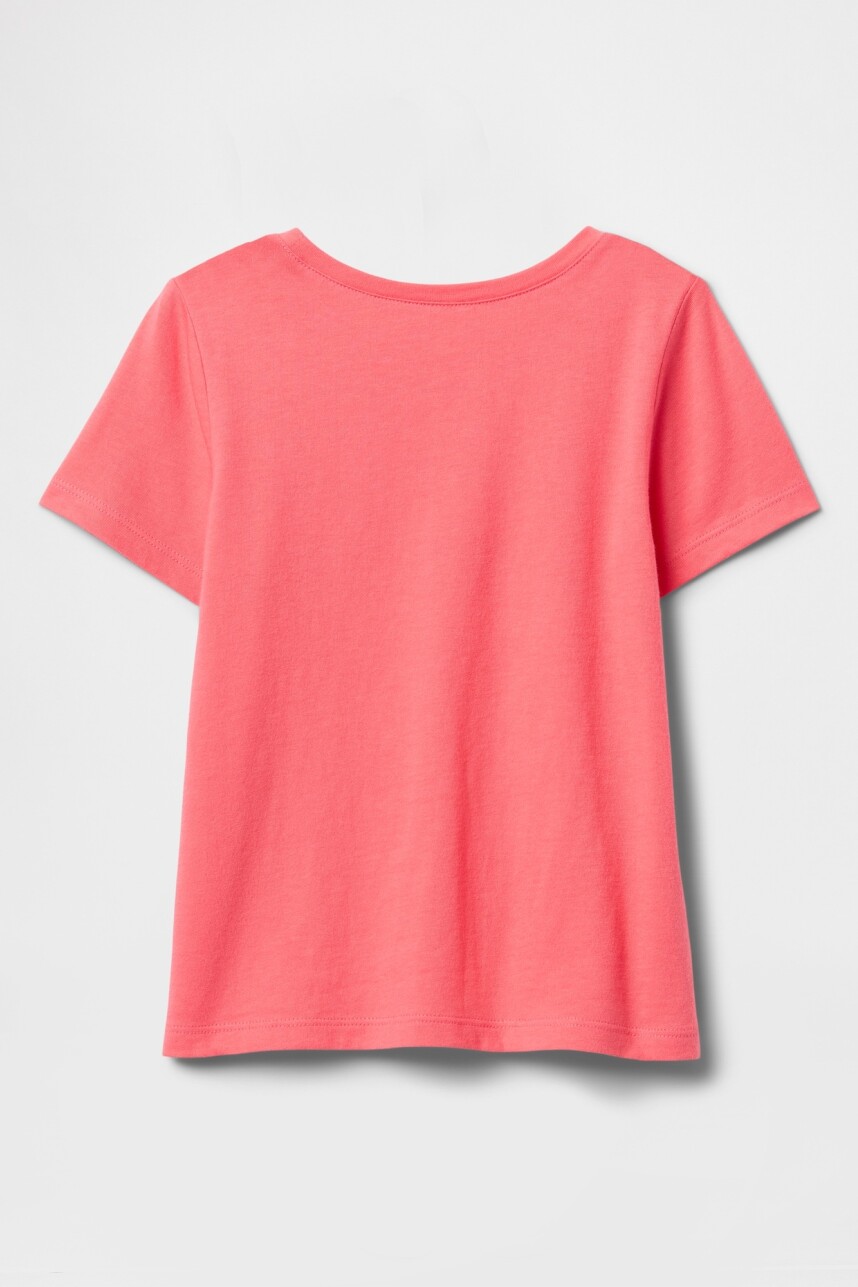 Remera Gráfico Toddler Niña Fresh Coral