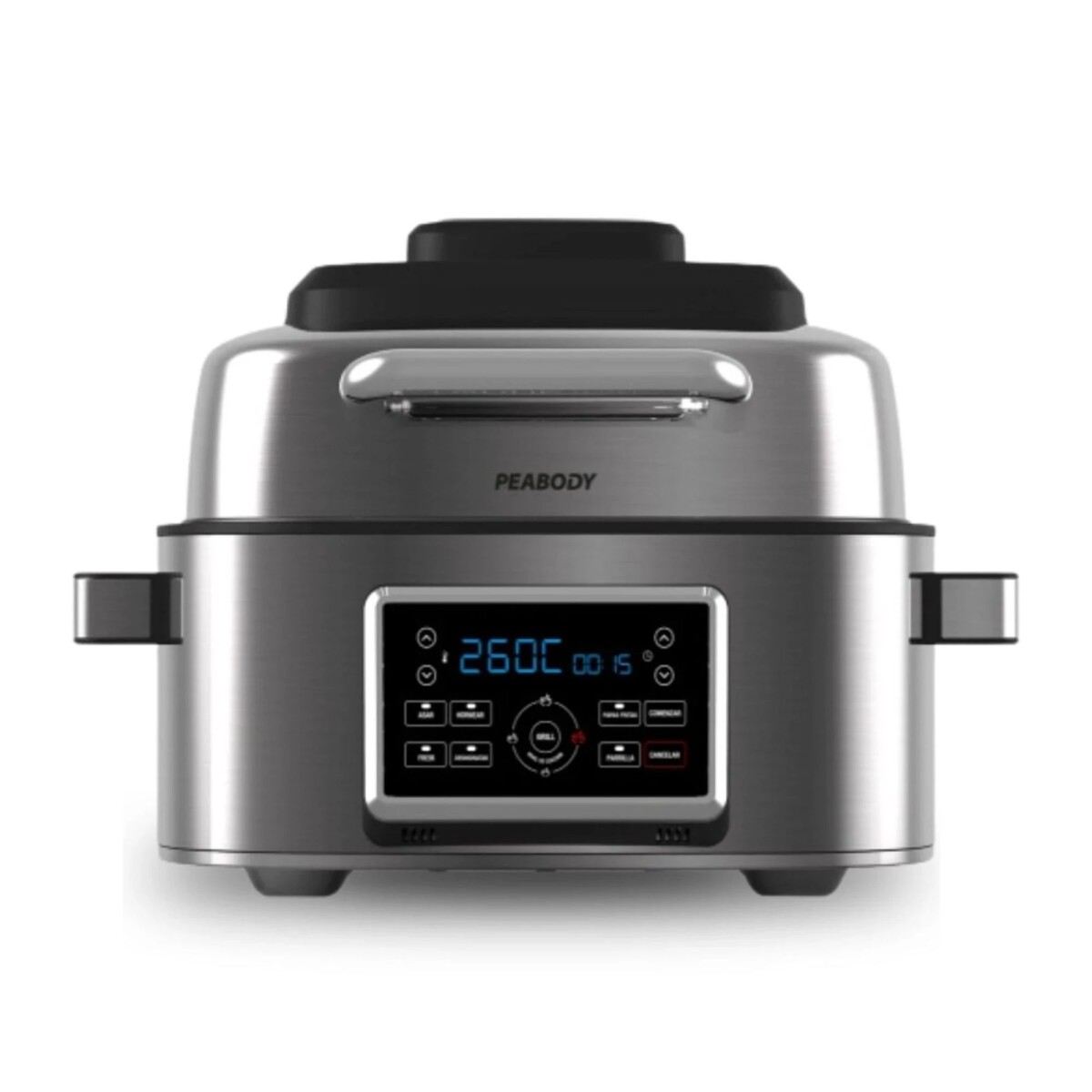 Freidora Air Fry Peabody con grill 6 litros 1660W Panel Digital 