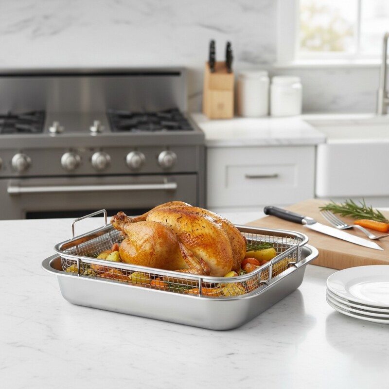 BANDEJA INOX 2PZAS Unica