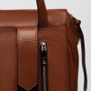 Mochila Soft En Cuero Graneado Tabaco