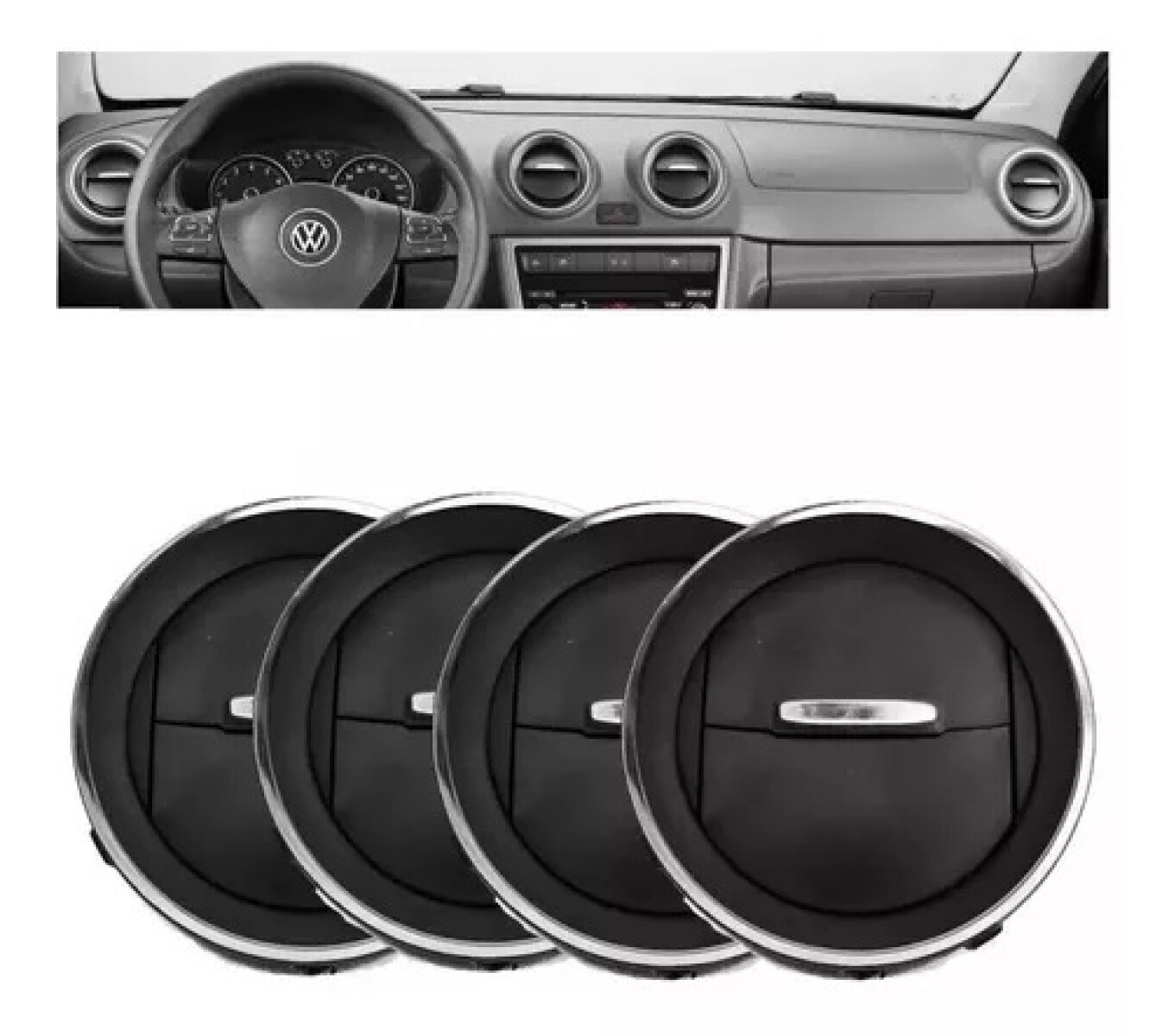DIFUSOR DE AIRE GOL G5 / G6 MARCO PLATA 