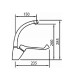 GRIFO DE MESADA MONOCOMANDO CROMO BRILLO LINEA URBAN CROMO