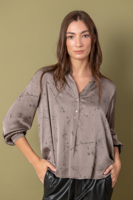 Camisa dama cuello Mao Camisa dama cuello Mao