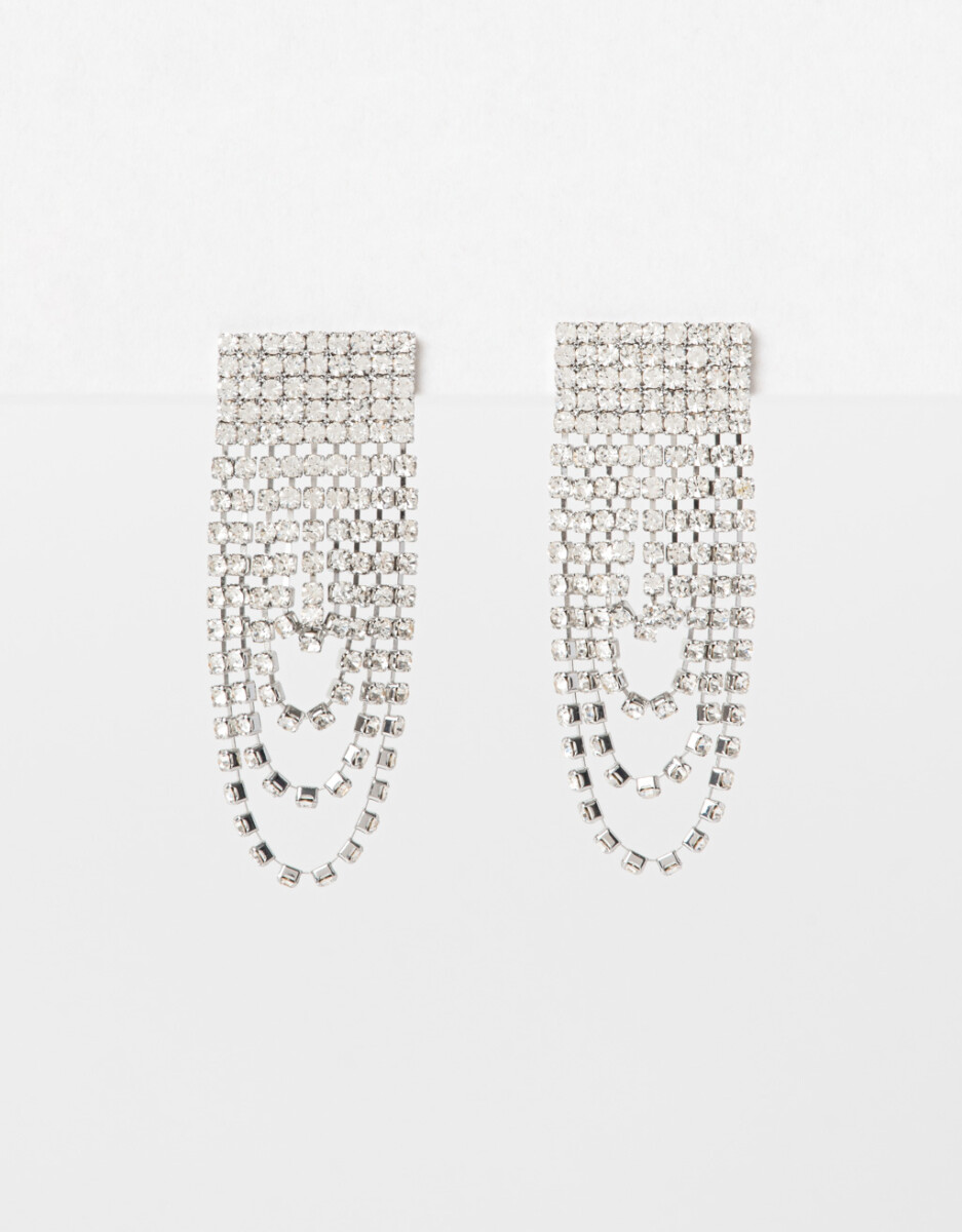 Aro Colgante Con Strass 