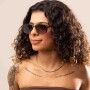 Lentes De Sol Alok Space Rave Ejecutivo Gradiente/Plata