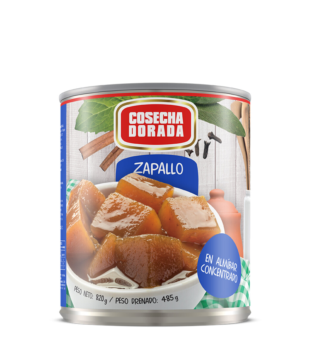 Zapallo en Almíbar Cosecha Dorada 830g 