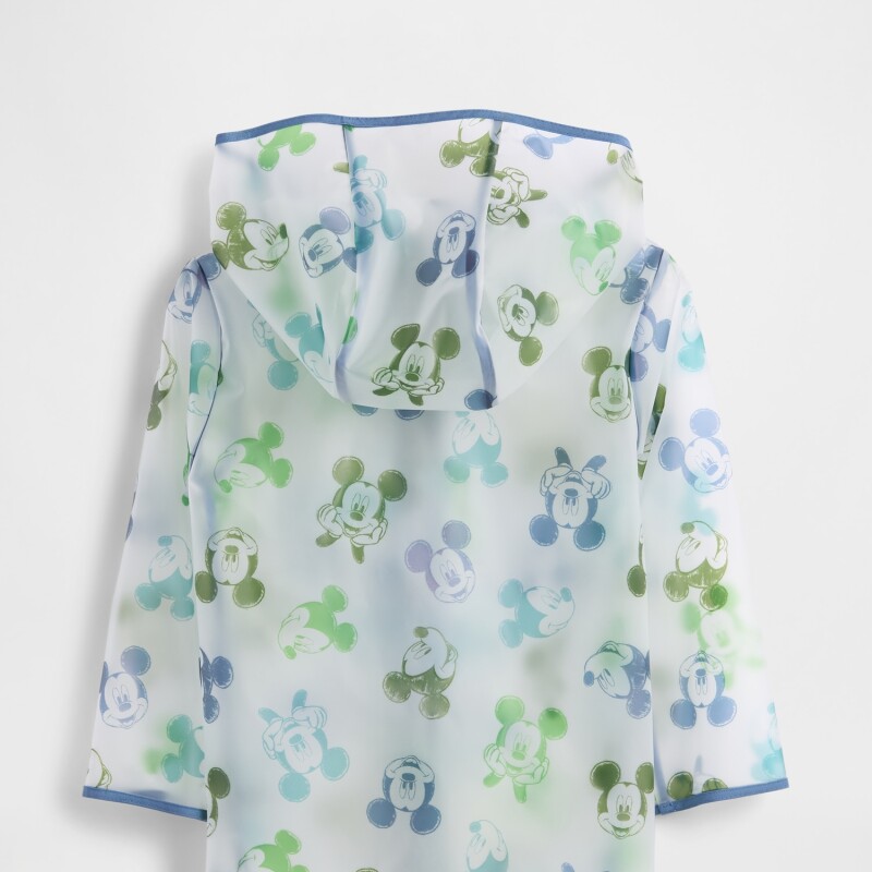 DIS MICKEY RAINCOAT CLEAR/BLUE