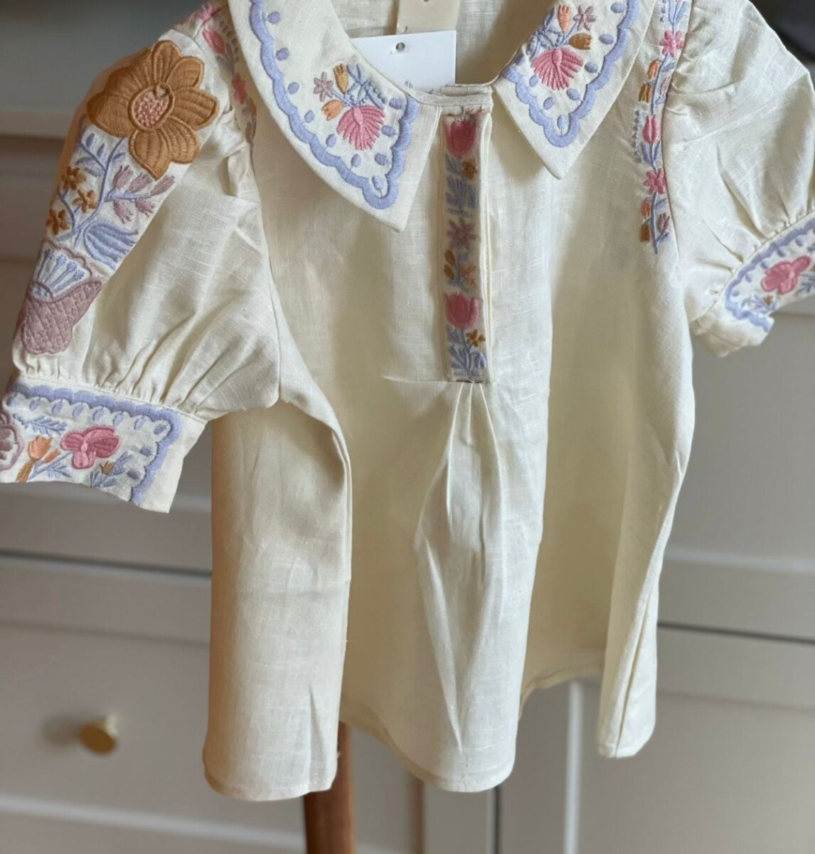 Blusa Boho lavanda 