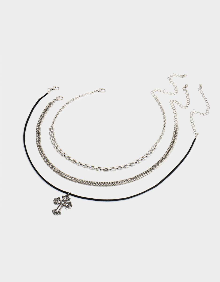 Choker Con Cruz 