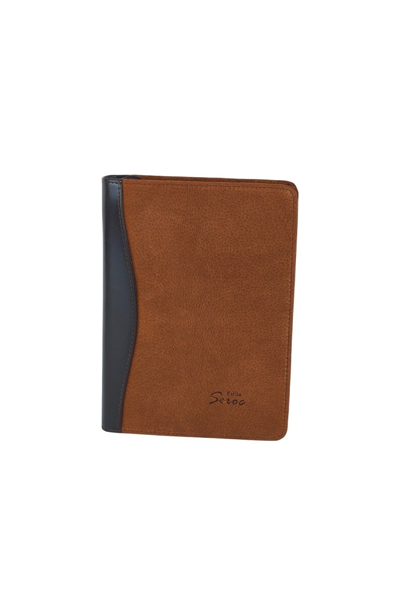 Dosier de Lujo: Cuero Pecarí Genuino Combinado Marron oxido