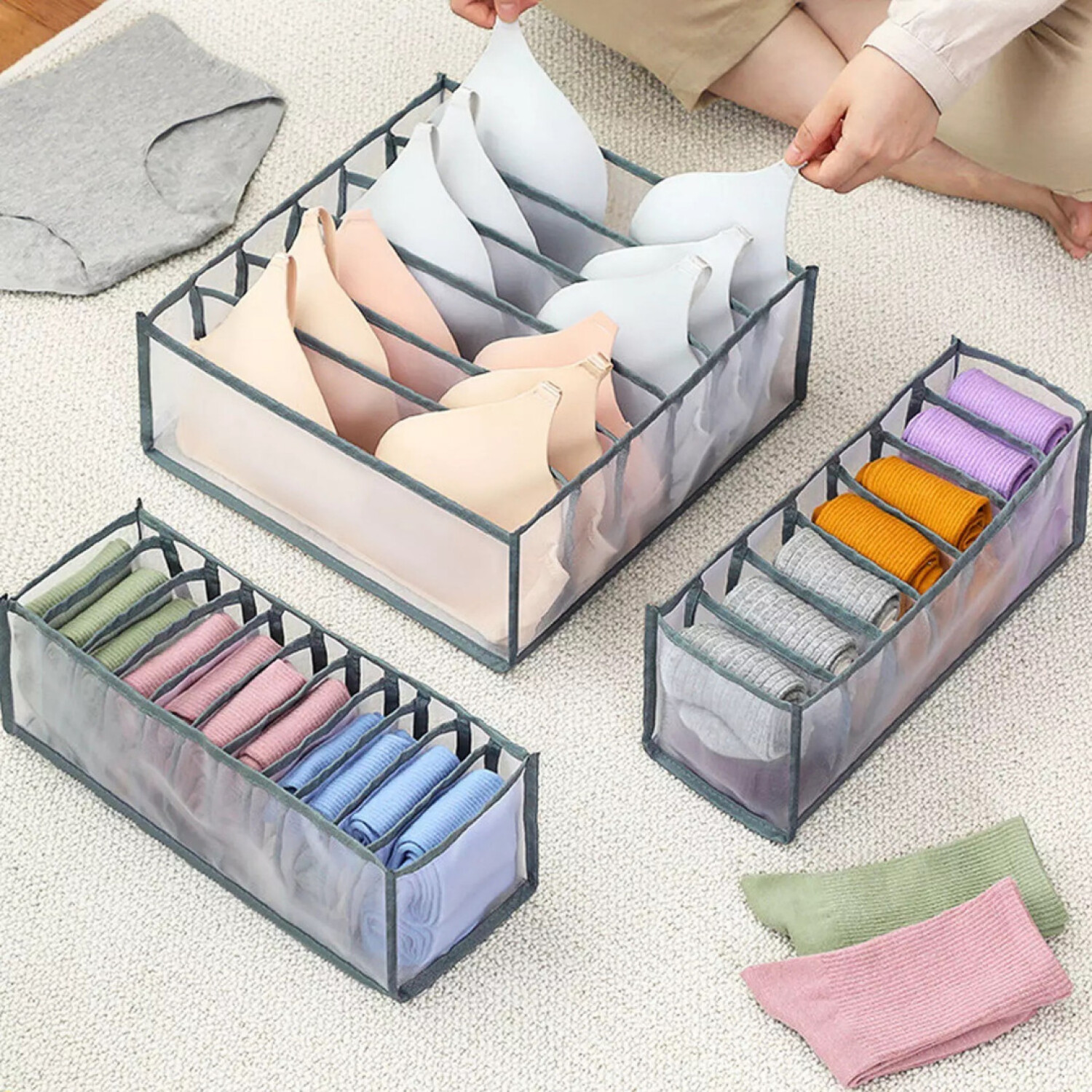 Cajón Caja de almacenamiento Ropa para niños Ropa interior