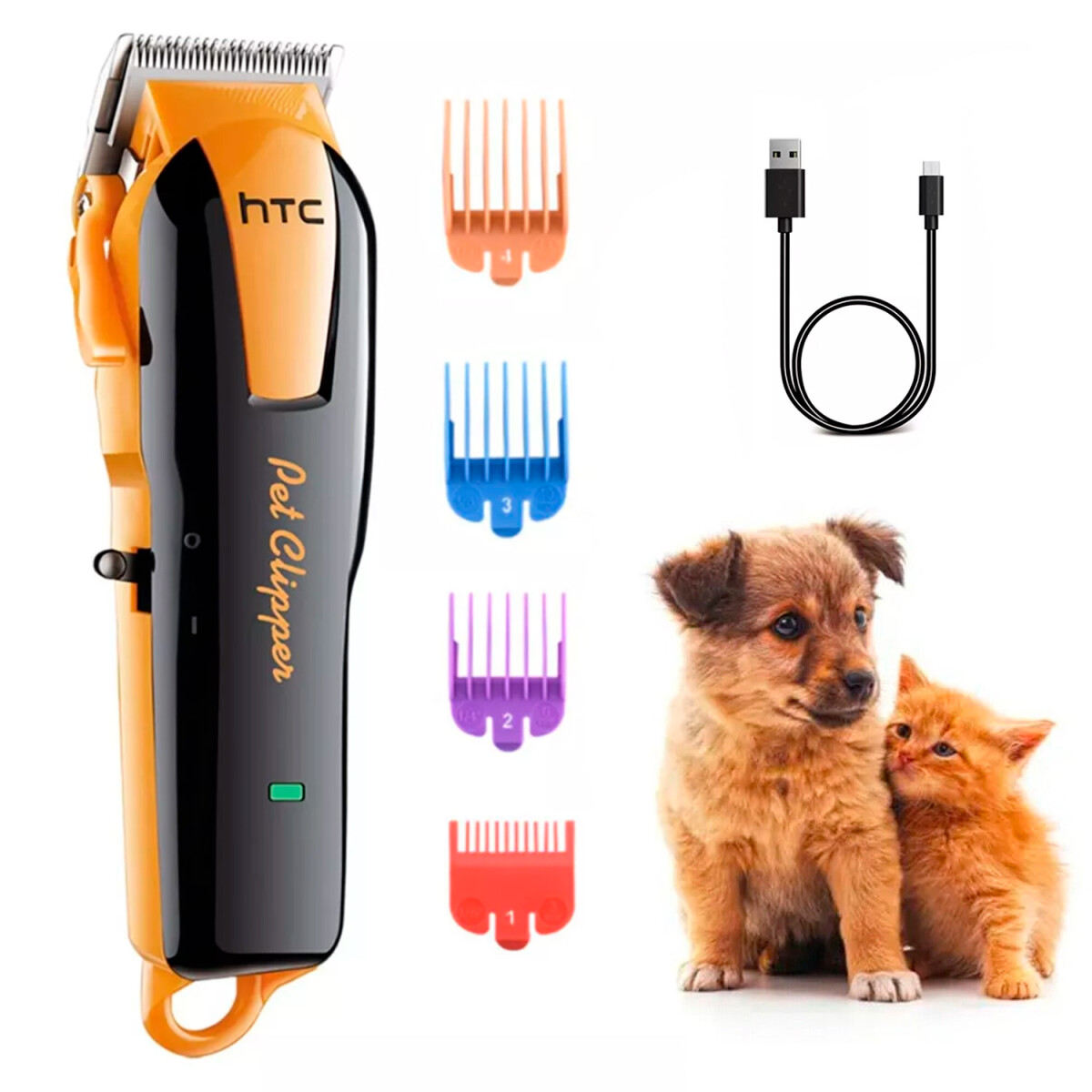 Maquina Corta Pelo Perro Mascota Inalámbrica Htc Recargable 