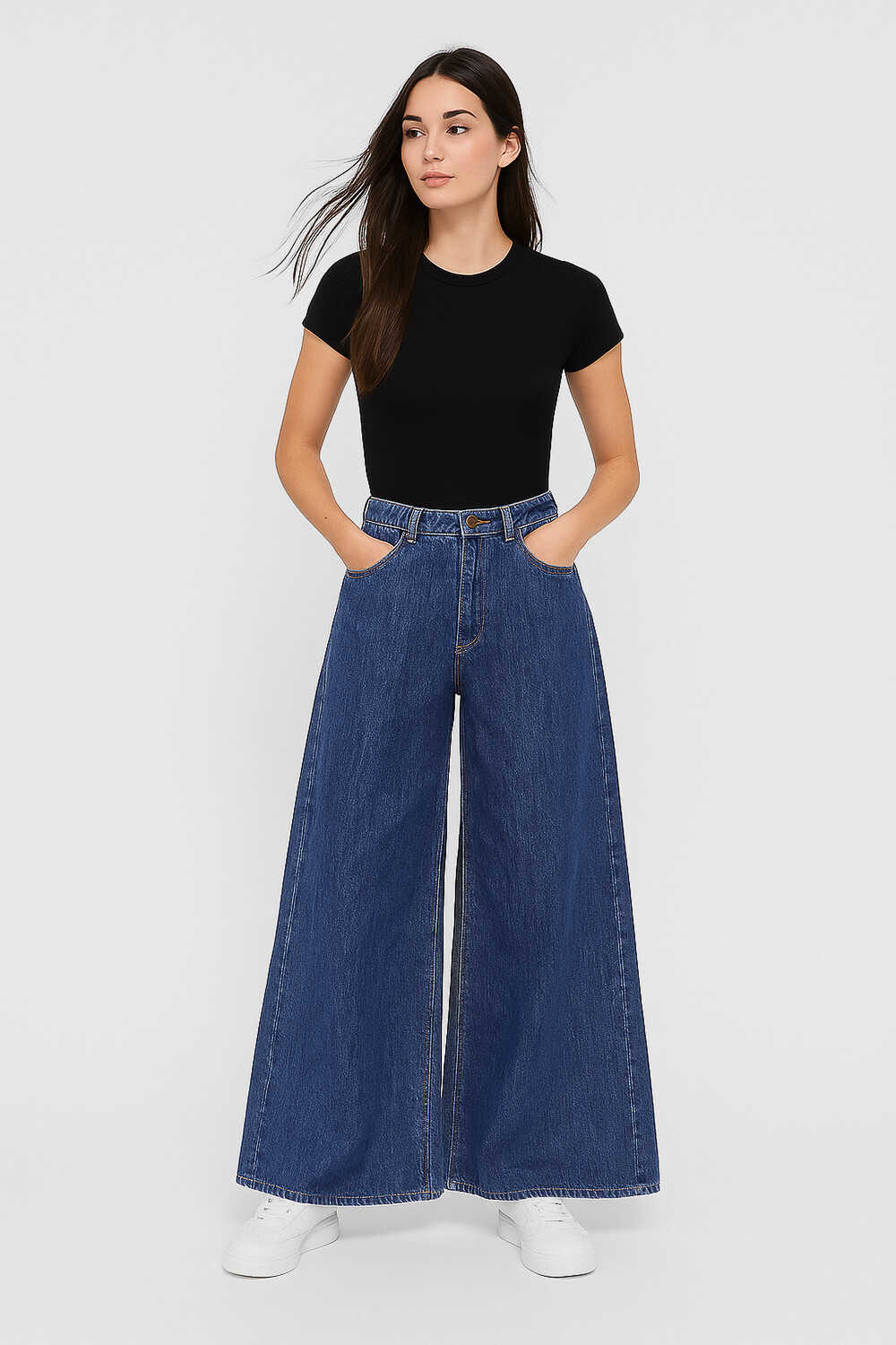 Pantalon Bienne Azul Grisaceo