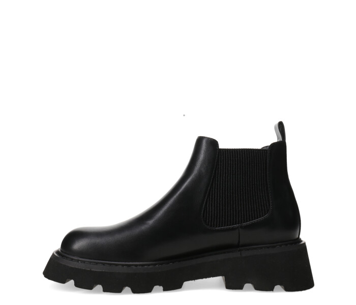 Bota ROME tipo chelsea con elasticos laterales Black