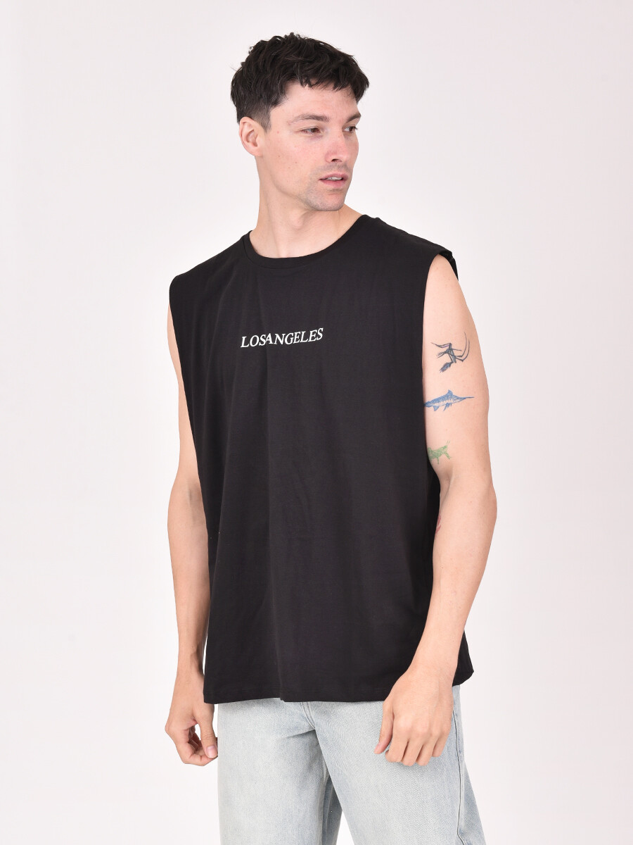 MUSCULOSA MIST - NEGRO 