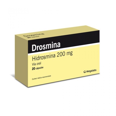 Drosmina 200mg 20 Cápsulas Drosmina 200mg 20 Cápsulas