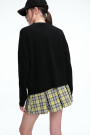 SWEATER COSTURA Negro