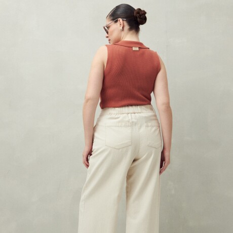 PANTALÓN ROMANE Crudo