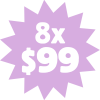 8x$99