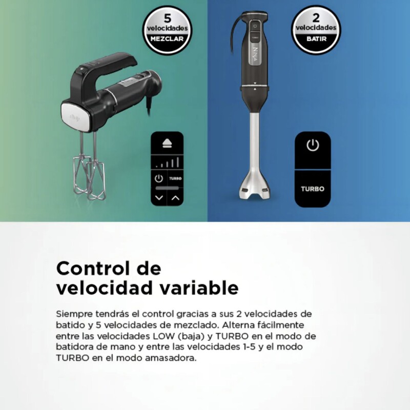 Batidora y Mixer Ninja Foodie 3 En 1 Batidora y Mixer Ninja Foodie 3 En 1
