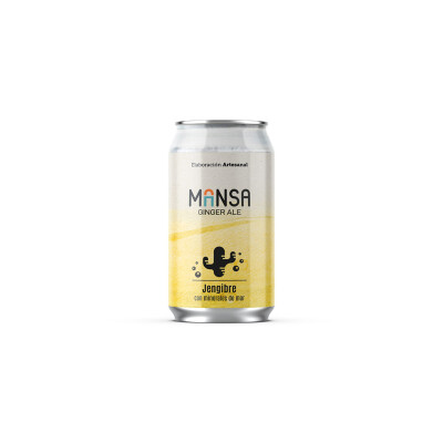 Kombucha con jengibre y minerales del mar Mansa Kombucha Mansa Jengibre