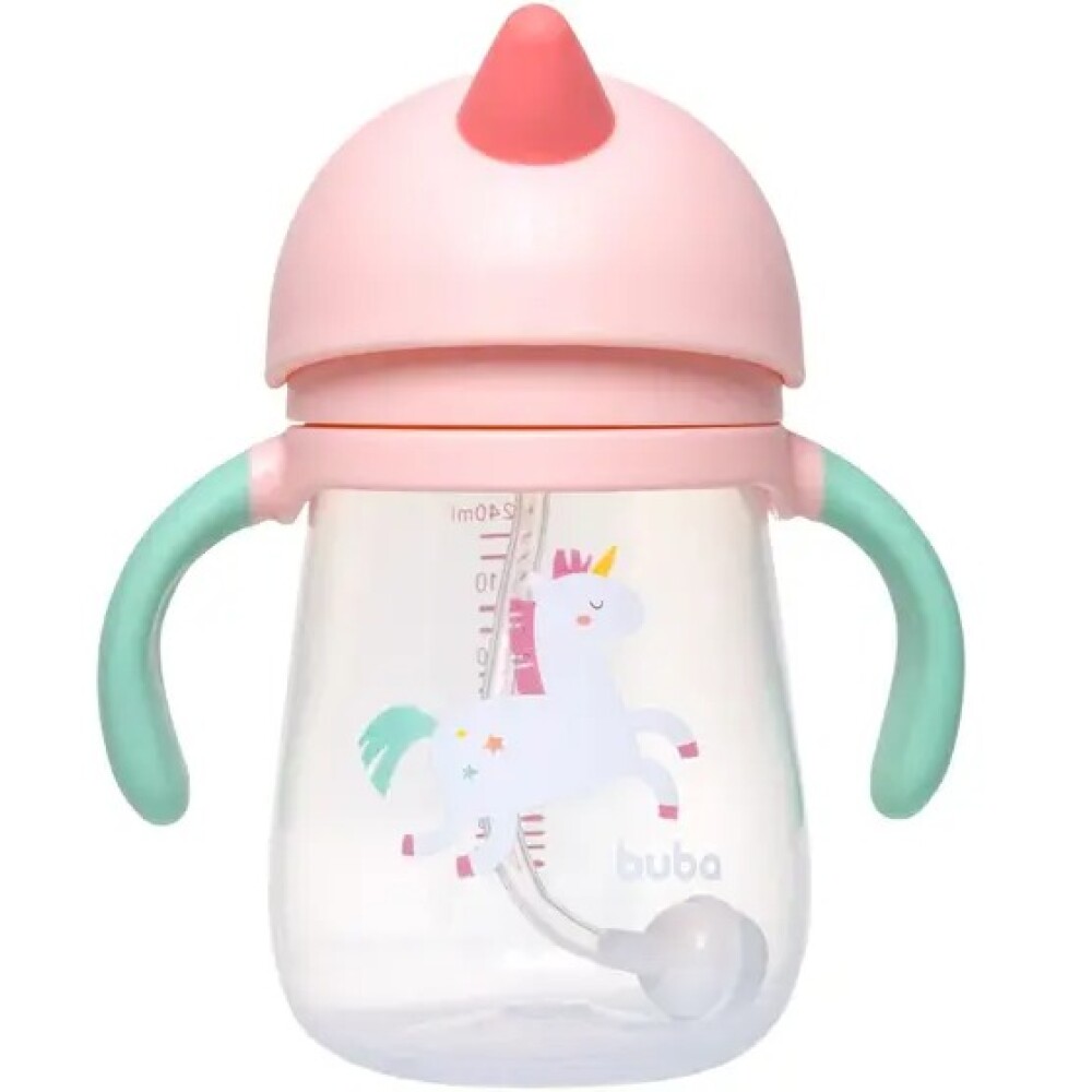Vaso BUBA anticolico sorbito MAGIC rosa unicornio magic