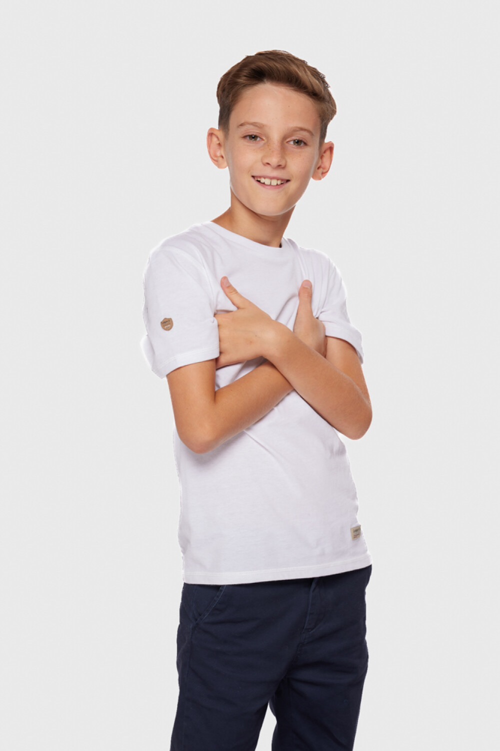 REMERA BÁSICA DE ALGODÓN Blanco